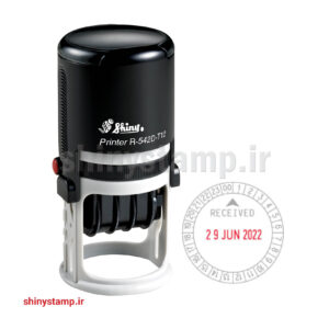 مهر دایره ساعت و تاریخ مدل R-542D-T24